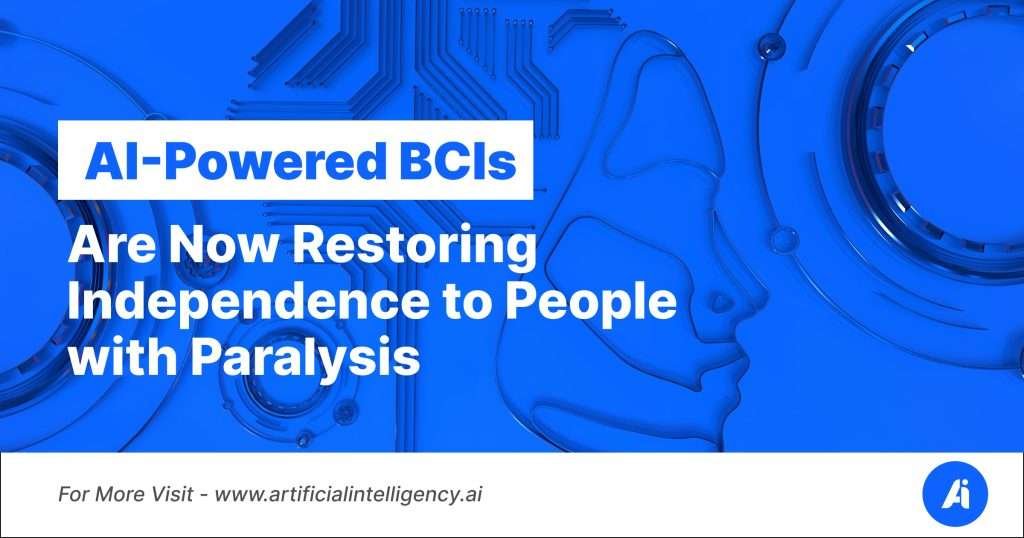 AI enables paralyzed man to control robotic arm with brain signals